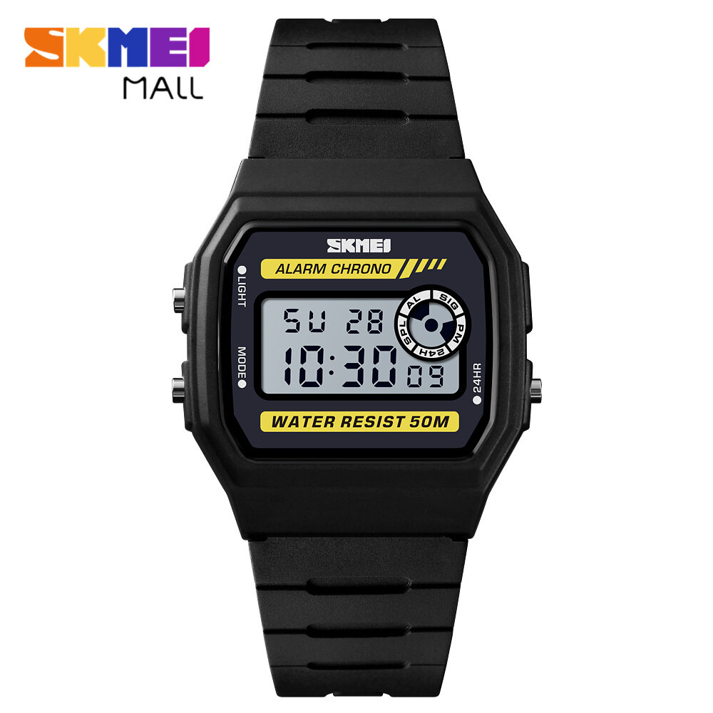 SKMEI Fashion Student Watch Boys Girl Digital Lady Wristwatch 50m Wateproof Backlight Alarm 1413