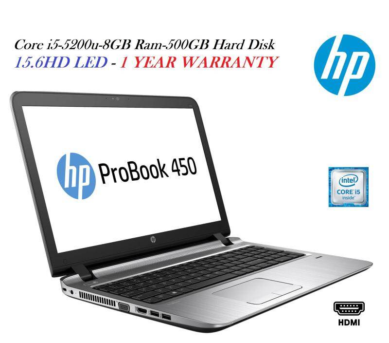 Refurbished Hp Pro Book 450 G2 Core I5 50u 8gb Ram 500gb Hdd 15 6 Inch 1