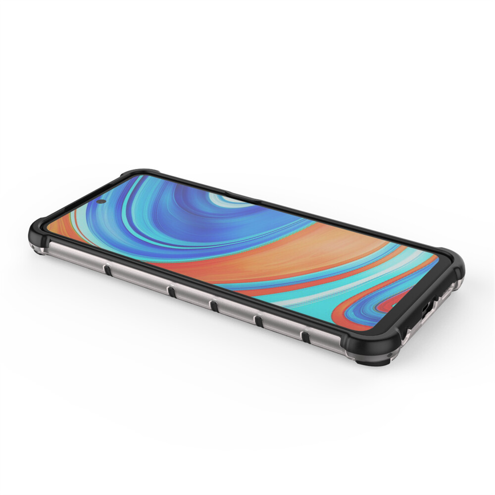 UFLAXE Honeycomb Ốp Cứng Chống Sốc cho Xiaomi Redmi Note 9 / Note 9 Pro / Redmi Note 9S Ốp Điện Thoại Trong Suốt Ốp Lưng Bảo Vệ Toàn Diện Bền Chặt Chống Vàng