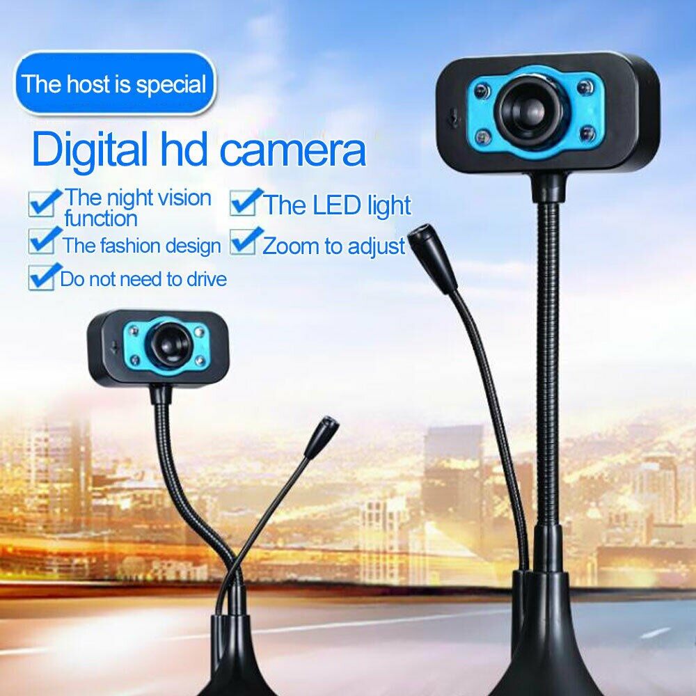 Amorus HD Camera Computer Webcam Online Classes Video Live Broadcast Digital Camera