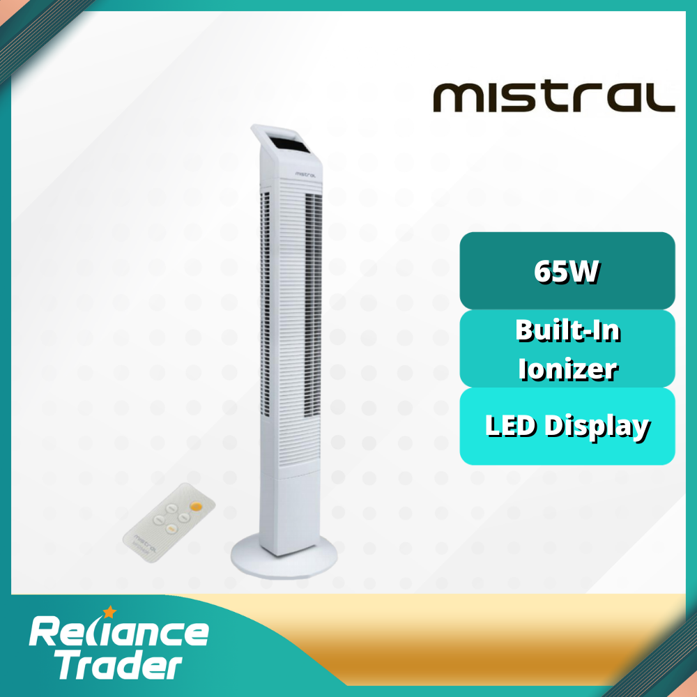 Mistral Tower Fan with Ionizer MFD540R Lazada