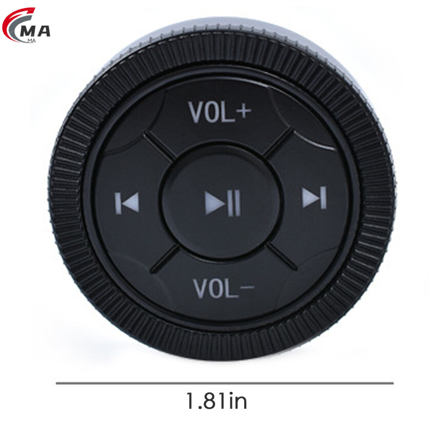 【In Stock】5-Key Wireless Steering Wheel Control Button Bluetooth-Compatible Switch For Car