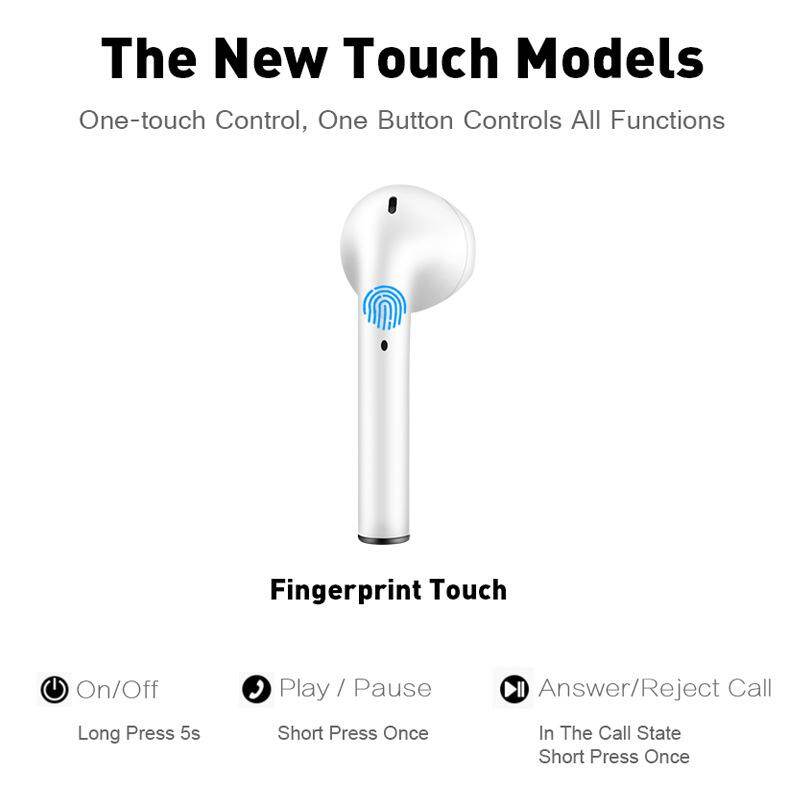 Tai Nghe Zeallion Tai Nghe Cảm Ứng Không Dây Bluetooth 5.0 Tai Nghe Nhét Tai Mini, Tai Nghe HS, Dành Cho IOS Android iPhone Samsung Xiaomi Huawei Vivo Oppo