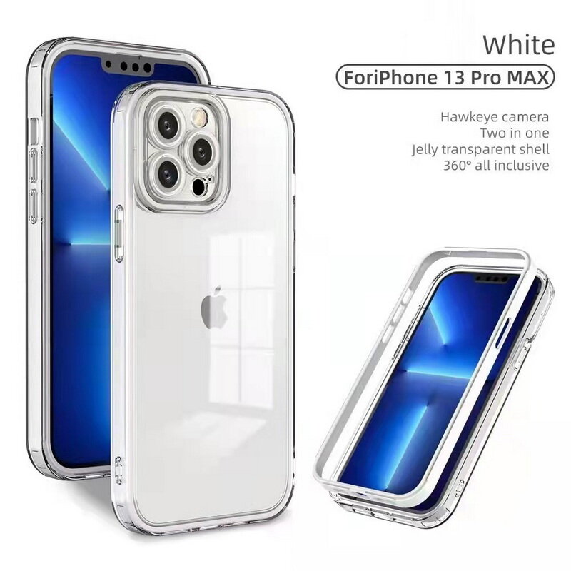 Aligo aligo clear back phone case shockproof full protection case cover for iphone 13 pro max 12 11 xs x xr xs max 12 pro