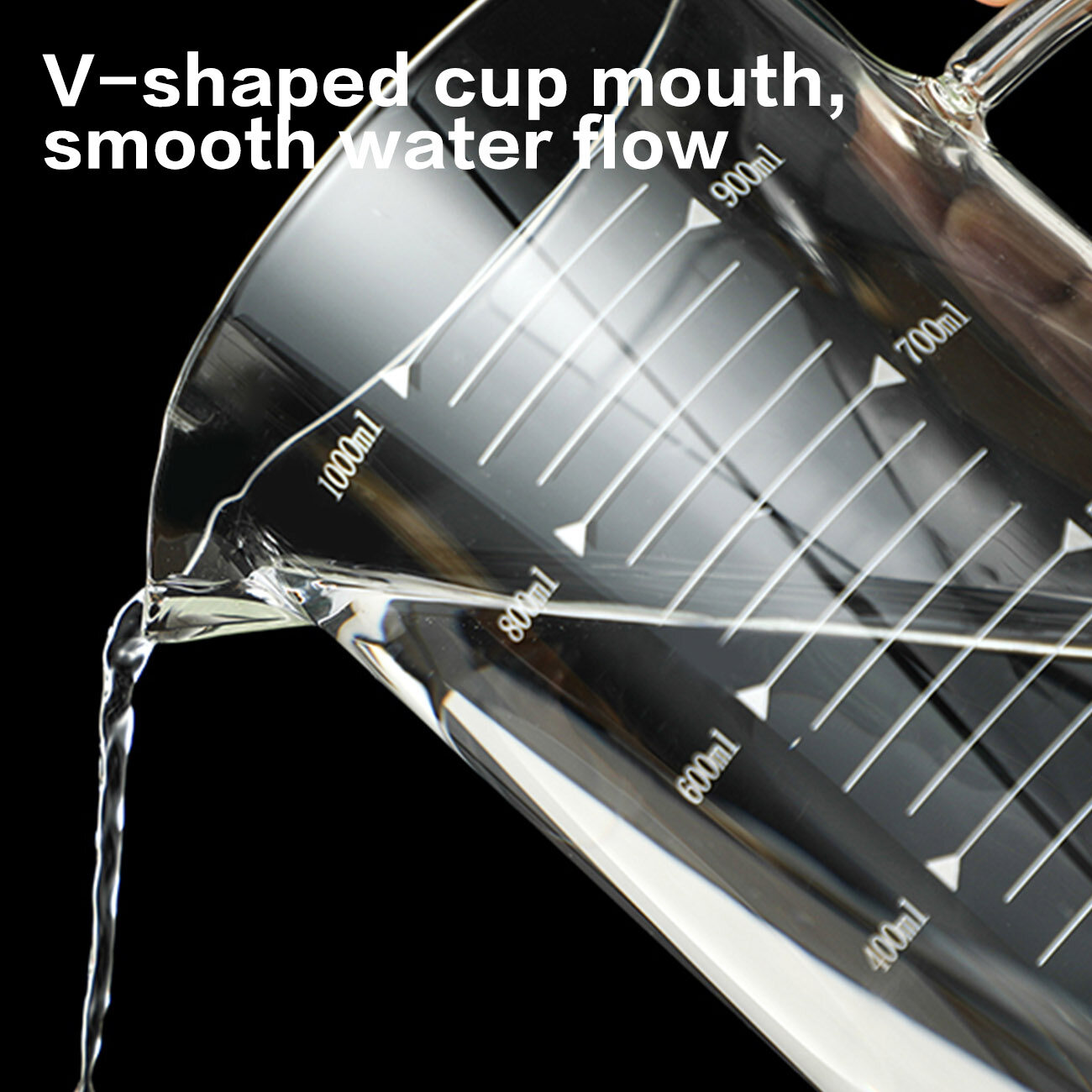 CNMF Glass Measuring Cup Clear Measuring Jug Kitchen Baking Tools 350ml/ 500ml/ 1000ml