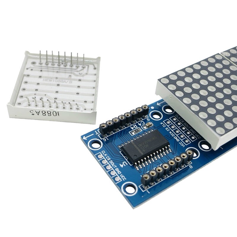 Mô Đun Ma Trận Điểm MAX7219, Vi Điều Khiển Màn Hình 4 Trong Một, Với Dòng 5P