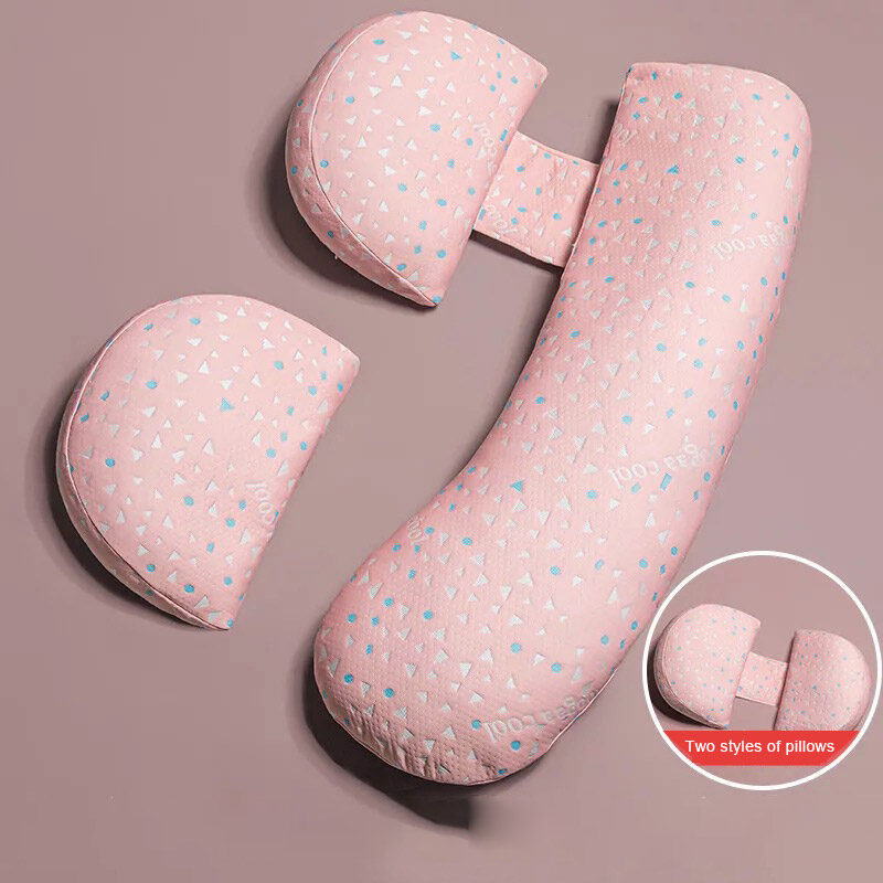 JOYNCLEON Pregnant women pillow waist side sleep pillow sleep side sleep pillow support abdomen U-shaped pregnancy supplies