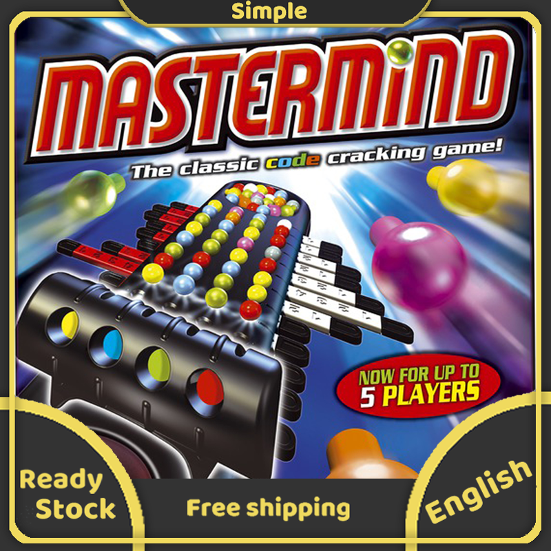Master mind Classic Code Cracking Board Game for Ages 8 and Up 5 Players Family Kid Game