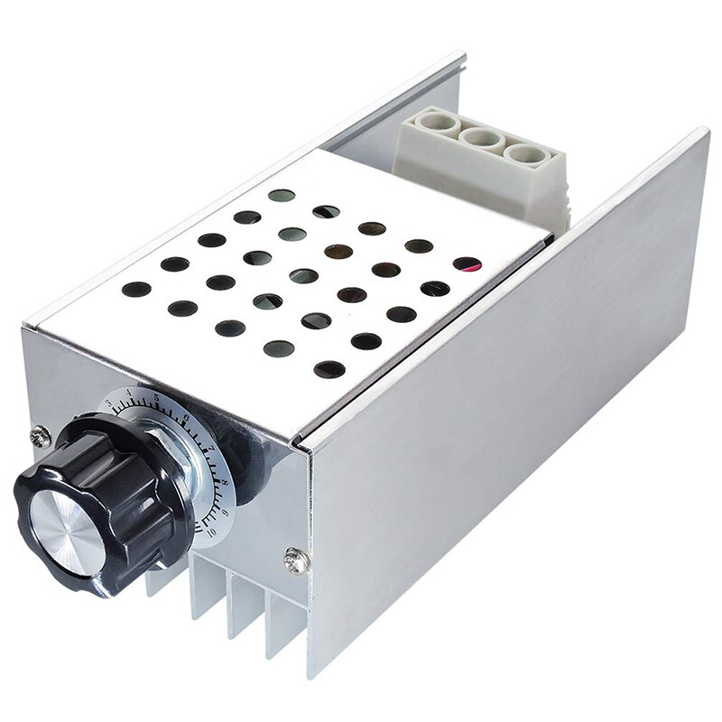 10000W 25A Thiết Bị Điều Khiển Tốc Độ Công Suất Cao SCR Điện Áp Công Tắc Điều Chỉnh Độ Sáng Điều Chỉnh Tốc Độ Máy Điều Nhiệt AC 110V 220V