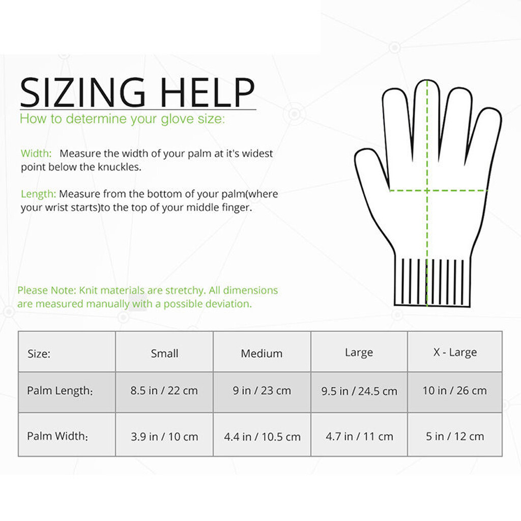 Blesiya 1 Pair Protective Work Gloves Elastic Cut Proof Stab Resistant Butcher S-XL