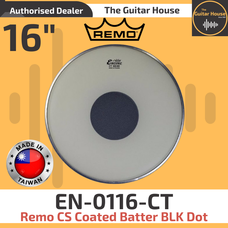 Remo EN-0116-CT CS Coated Batter BLK Dot (EN0116CT) Malaysia