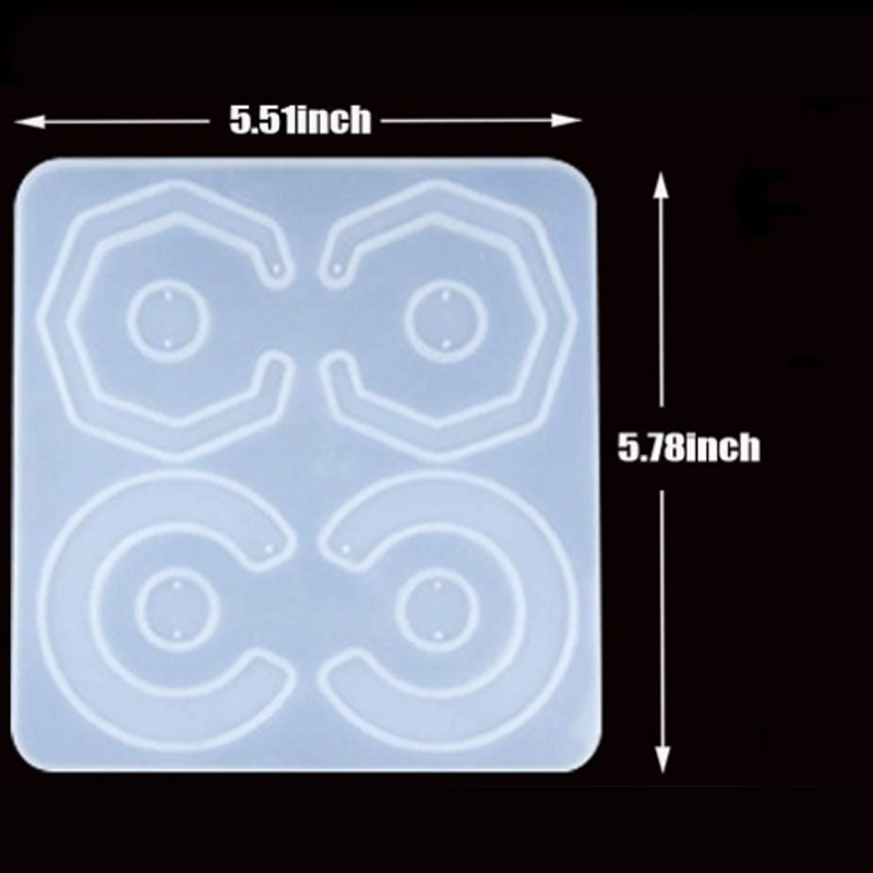 Bokali 1 chiếc mặt dây chuyền bông tai khuôn đúc silicon, tự làm đồ trang sức thủ công