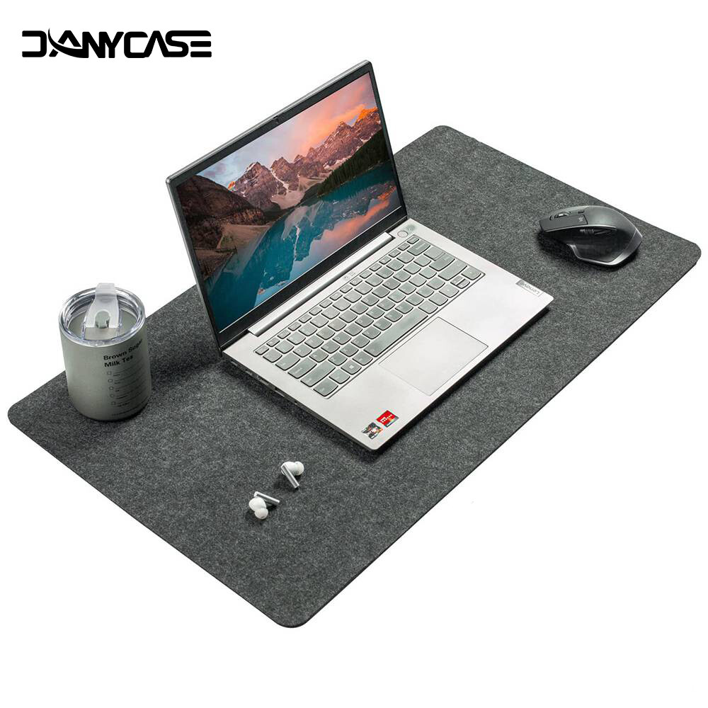 Large Size Mouse Pad Office Computer Desk Protector Wool Felt Desk