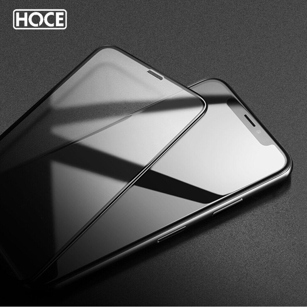 HOCE 1-2Pcs Protective Glass On the For iPhone 13 12 Mini 11 14 15 Pro XS Max XR SE Screen Protector For iPhone X XS 7 8 6 6S Plus Tempered Glass Front Flim
