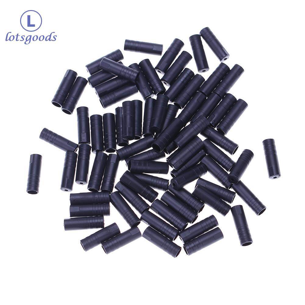 100 cái nắp lõi dây phanh xe đạp, cáp, vỏ nhôm phụ tùng xe đạp bánh răng