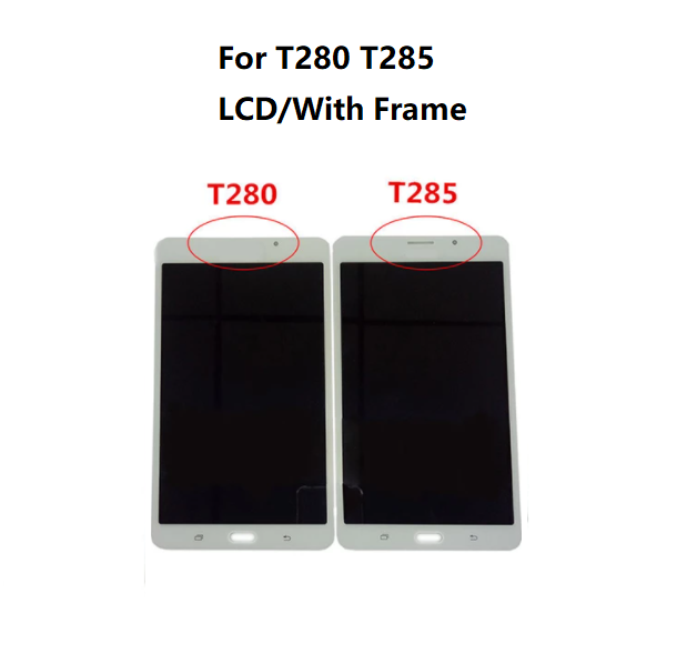 Lcd with frame for samsung galaxy tab a 7.0 2016 sm-t280 sm-t285 t280 wifi t285 3g lcd display with frame touch screen assembly