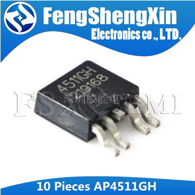 10Pcs 50WN1K0 TO-252 AP50WN1K0H 50WNIK0 TO252 7A/500V MOSFET N-ช่อง ...