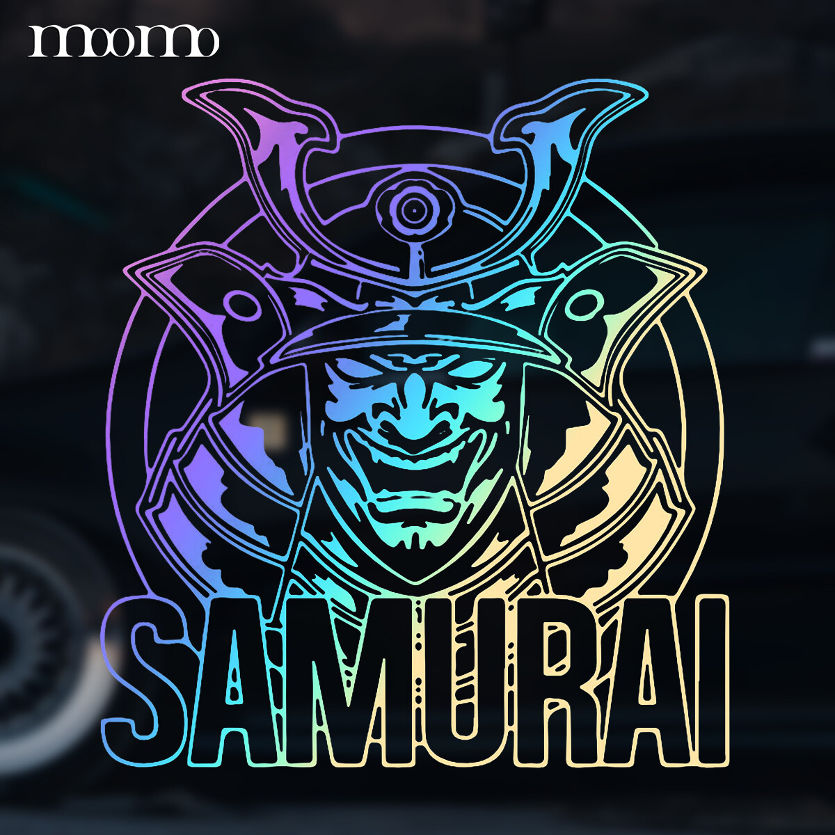 JDM Miếng Dán Phản Quang Cho Xe Hơi Đề Can Chống Nước Samurai Miếng Dán Trang Trí JDM Kính Chắn Gió Phía Sau