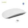 Wireless TOUCH เมาส์อัจฉริยะเมาส์บลูทูธ Ultra Slim Arc เมาส์สัมผัสสายตาตามสรีรศาสตร์แฟชั่น USB สำหรับ Apple Mac PC คอมพิวเตอร์โน้ตบุ๊ค Macbook (สีขาว)