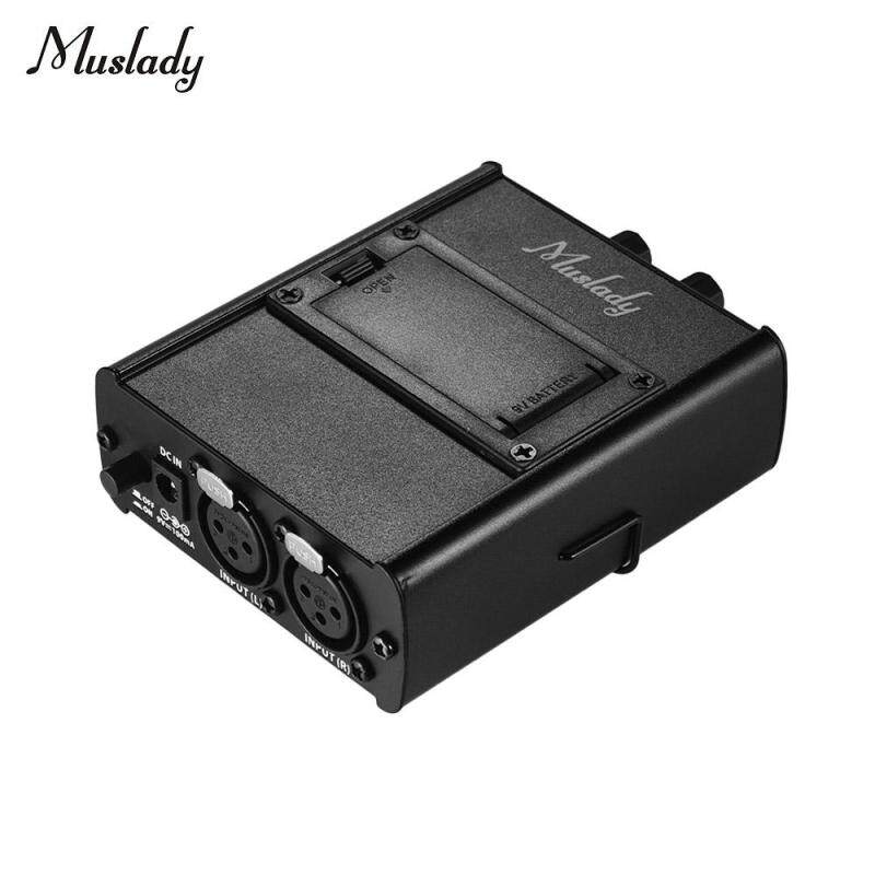 Muslady Cá Nhân Tai Nghe Nhét Tai Bộ Khuếch Đại Cho Tai Nghe Với Đầu Vào XLR 3.5 Mm Đầu Ra