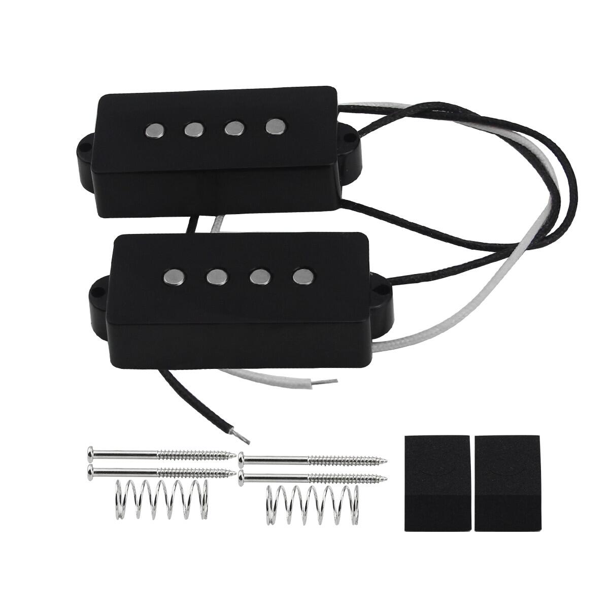 FLEOR Open Alnico 5 Bass Pickup 4 String PB Bass Guitar Pickup