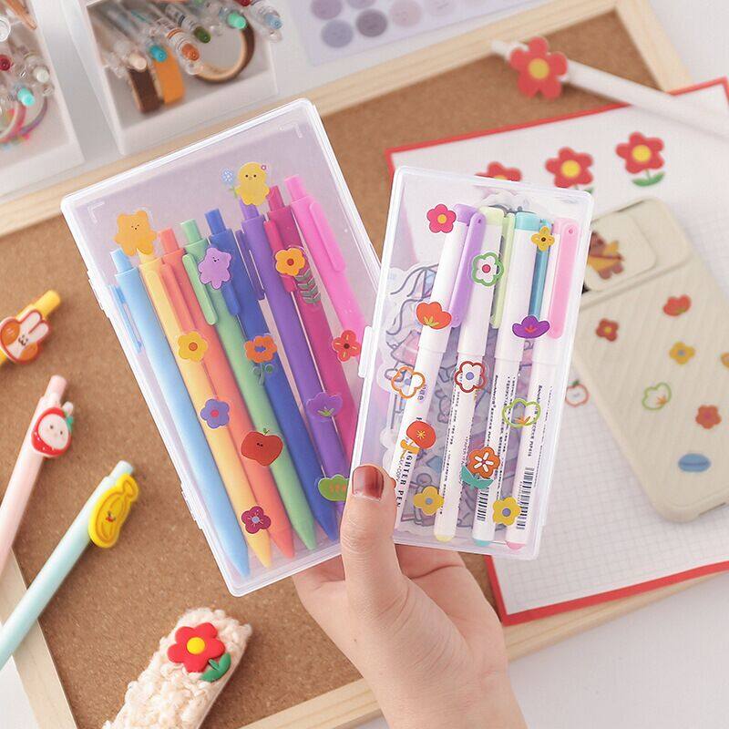 DUKEEN 2 Cái/lốc Trong Suốt Máy Tính Để Bàn Tổ Chức Hộp Bút Chì Hộp Đựng Đồ Để Bàn Bằng Nhựa, Phân Loại Hộp, Văn Phòng Trường Văn Phòng Văn Phòng Phẩm