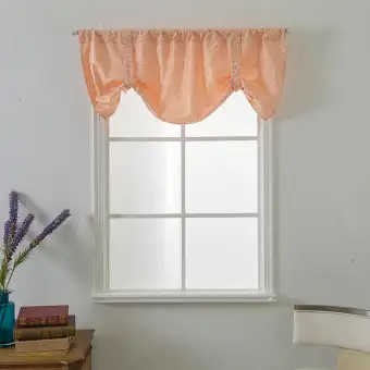Valance Curtains Extra Wide And Short Window Treatment Kitchen