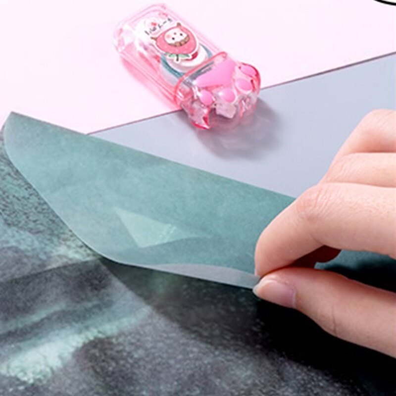 Băng Dính Hai Mặt Hình Hoạt Hình Sáng Tạo Băng Keo Chỉnh Hình Chấm Bi Cho Học Sinh