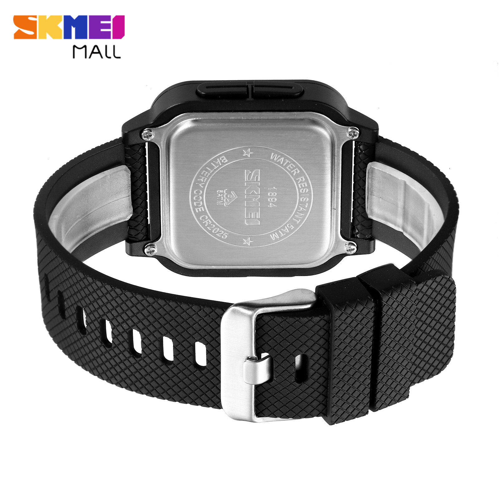 SKMEI Đồng Hồ Thể Thao Hai Thời Gian Cho Nam 1894 Đếm Ngược Chống Nước 50M