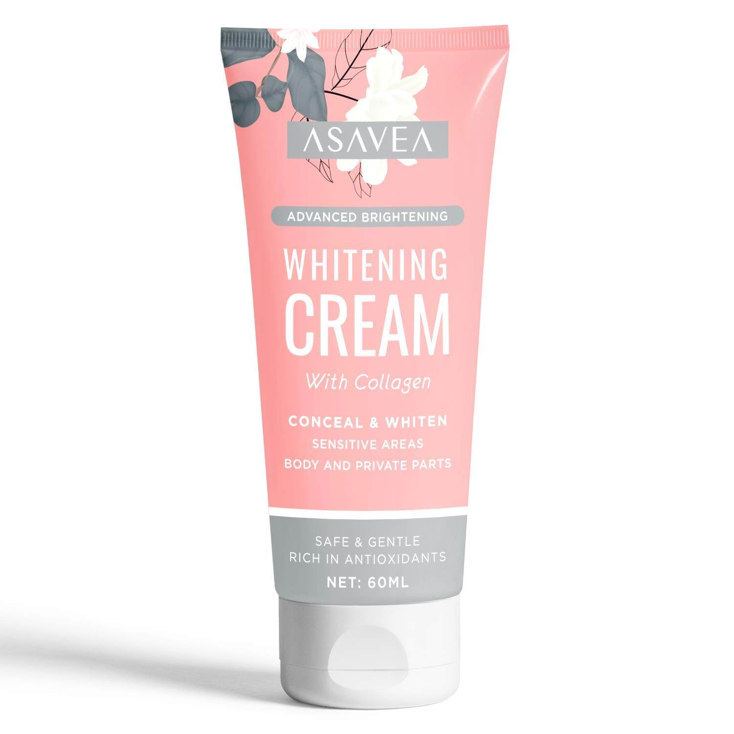 cream whitening sensitive areas