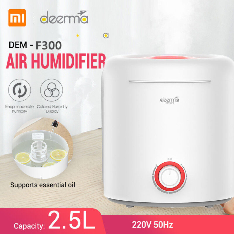 Xiaomi Deerma F300/F625/ F628/F628S /ST635/ST636 Household Mute Humidifier 2.5L /4.5L/ 5L Large Capacity Household Mute Air Humidifier 220V 50HZ Singapore