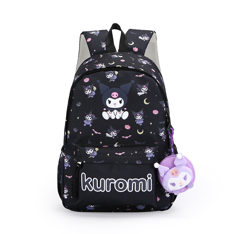 HOBIBEAR children's schoolbag cute cartoon Kuromi School Bag girls large capacity backpack water proof Kindergarten schoolbag