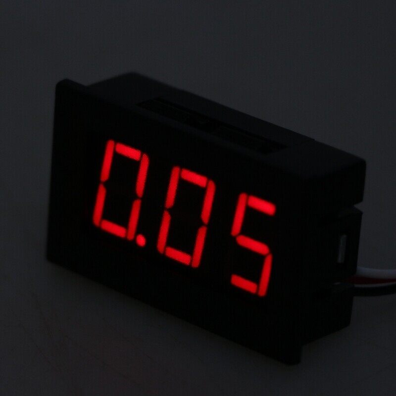 1PCS/2PCS Red/Blue/Green DC 4.5-30V 0.36 Inch 2 Wire Mini DC Voltmeter Digital Voltmeter Tester