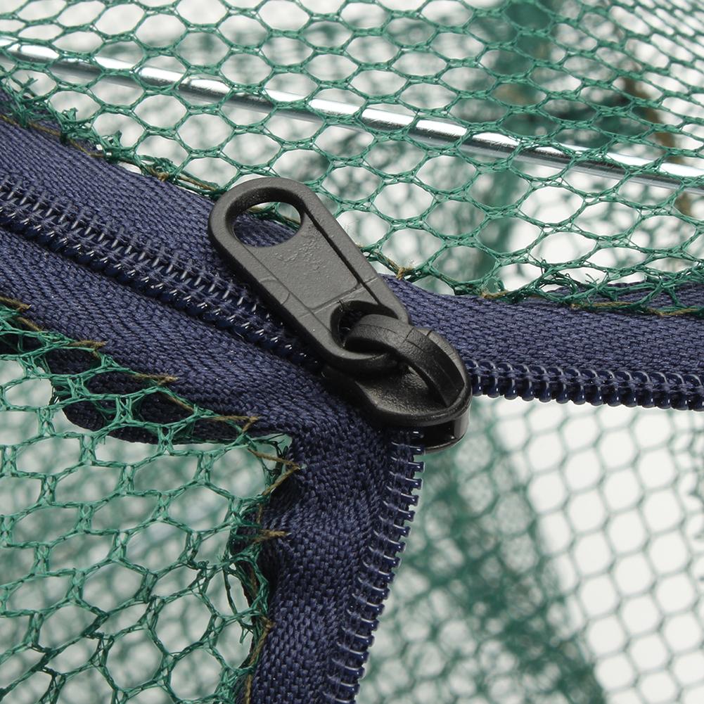 Folding 6 Hole Fishing Net Fish Crab Shrimp Cage Mesh Trap Casting Net