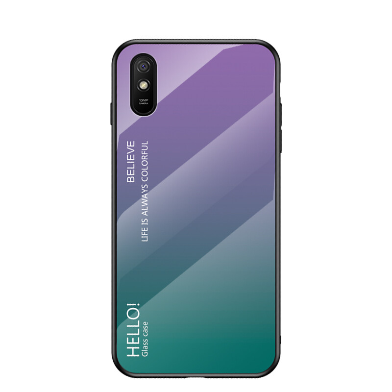 Zeallion Cho [Xiaomi Redmi 5 Plus 6 6A Note 4 4X 5 Pro S2] Ốp Lưng Kính Cường Lực Gradient Ốp Bảo Vệ Điện Thoại