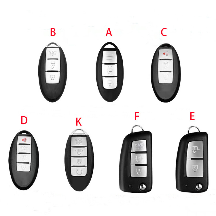 For Nissan key case TPU leather case 2 3 4 key key case