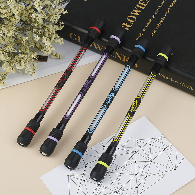 Spinning Pen Creative Random Flash Rotating Gaming Gel Pens for Student Gift Toy