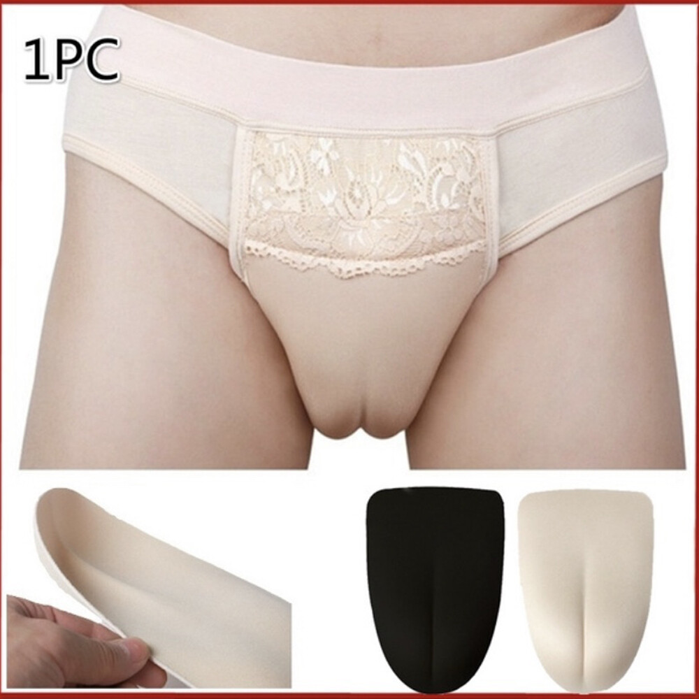 [Ready Stock+100% Original] Female Fake Underwear Control Panty Gaff Insert Padded Panties False for CD COS Drag Queen Crossdresser