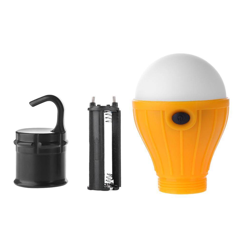 Hanging 3LED Camping Tent Light 3 Modes Dimmable Waterproof Emergency Bulb