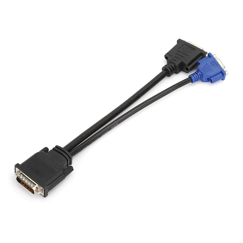 Cáp Nối Dài Kép D0504 DMS 59 Chân Sang DVI24 + 5/VGA, Cho Màn Hình Máy Tính