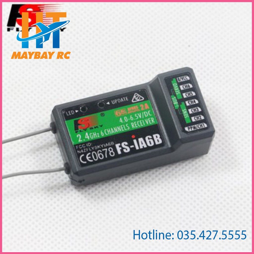 Bộ nhận tín hiệu flysky rx fs-ia6b rx ia6b