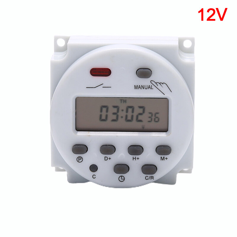 Fkend cn101a 12v 24v 110v 240v digital lcd power timer switch relay