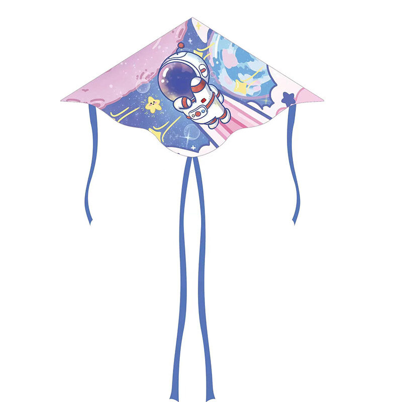 LS Internet celebrity starry sky double-tailed butterfly cartoon kite triangle children's kite