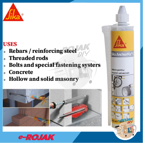 Sika Anchorfix S Fast Curing Anchoring Adhesive Ml Lazada