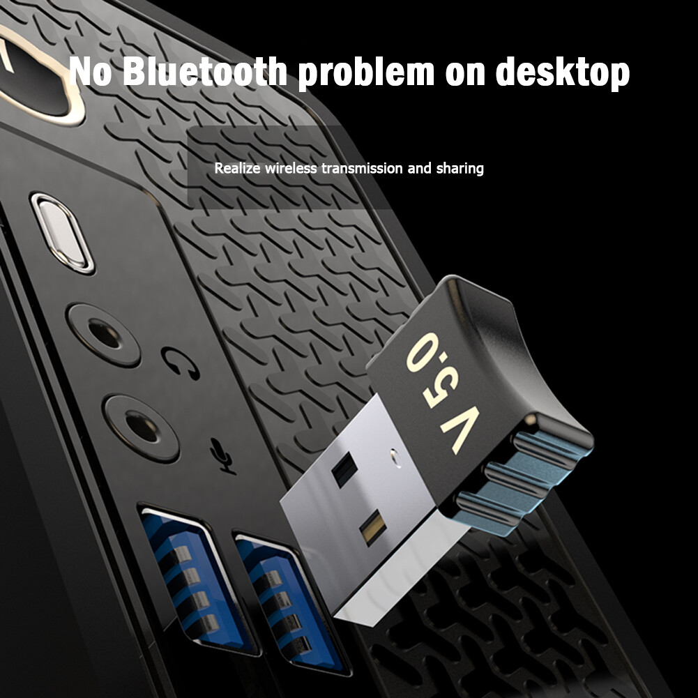 Bộ Chuyển Đổi USB Bluetooth 5.0, Thu Không Dây Truyền Cho Bàn Phím Chuột PC Phụ Kiện Âm Thanh