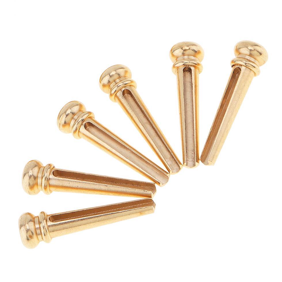 Slade 6 Chiếc Bằng Đồng Cầu Chân & Cầu Hạt Yên Xe Bộ Cho Đàn Guitar