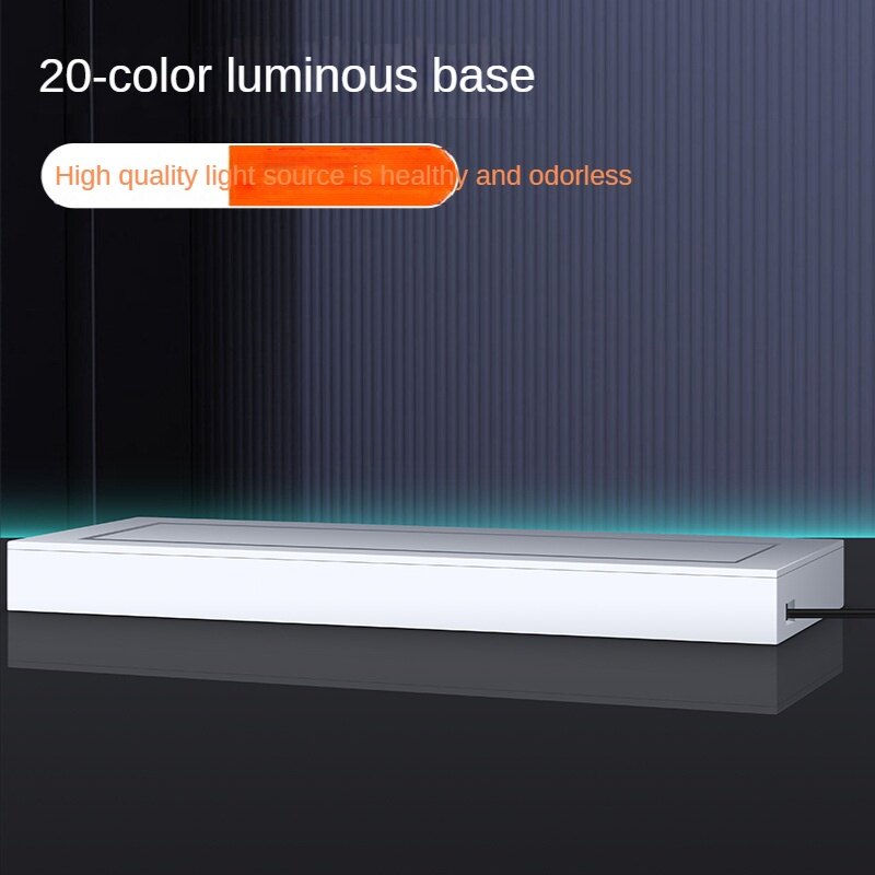 20 Colors Luminous Base Dust Cover for Nintendo Switch & Switch OLED Charging Dock Acrylic Host Shell NS Protective Sleeve