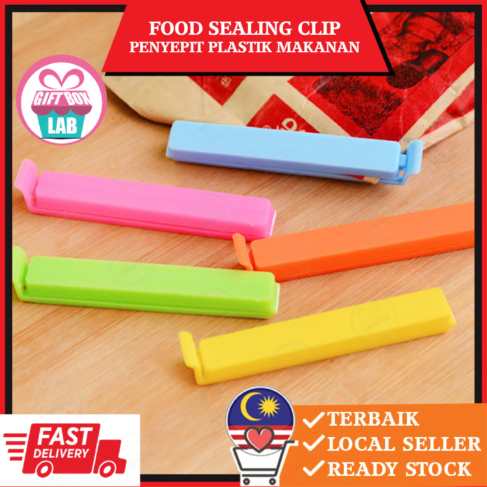 Stainless Steel Sealing Clips Kitchen Storage Food Snack Wide Chip Bag  Portable Smooth Edged Sealer Clamp Kitchen Accessories