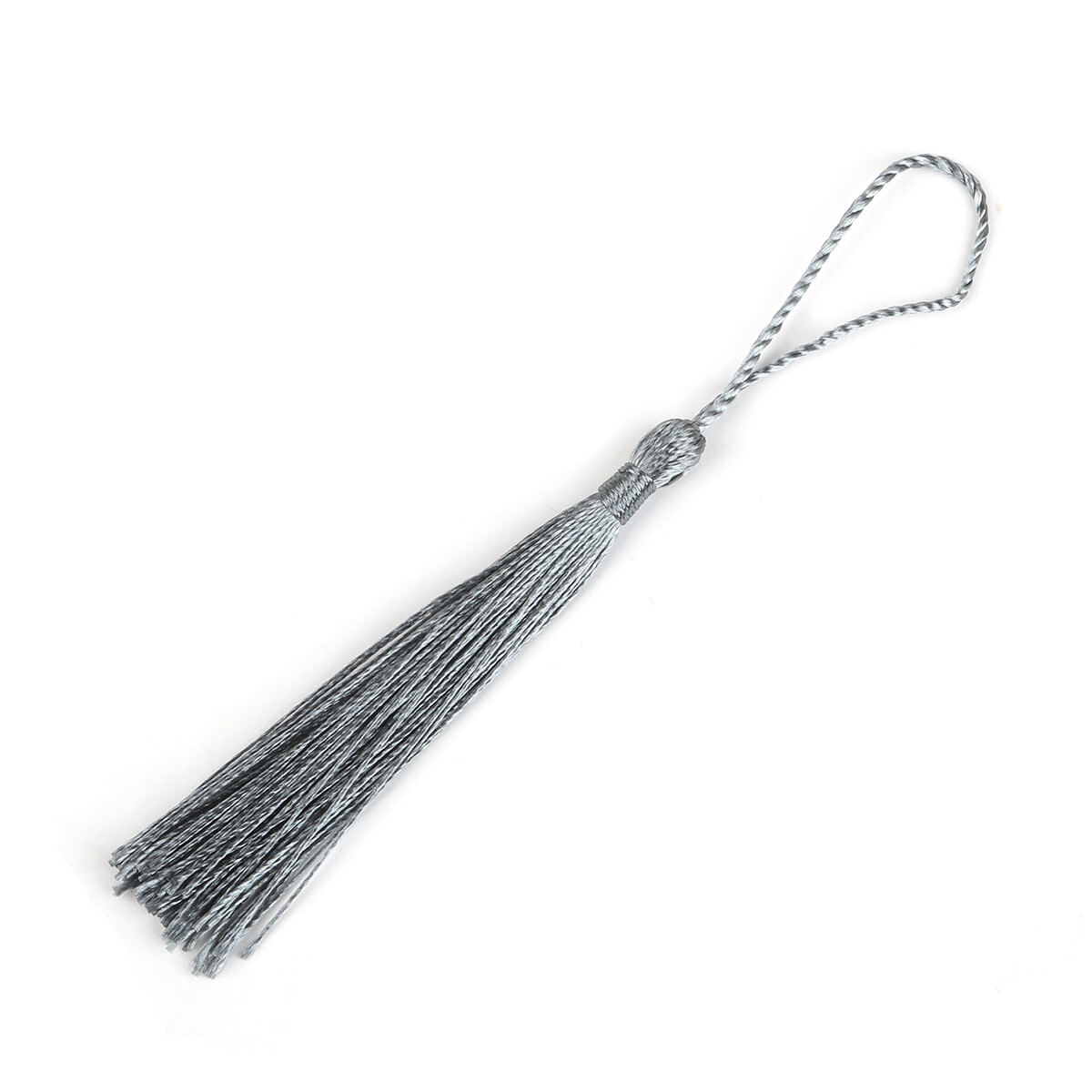 32pcs/Bag 13cm Polyester Hanging Rope Silk Tassel Brush Pendant Earring Charm Satin Tassel For DIY Jewelry Making Bracelet Keychain Craft Sewing Accessories