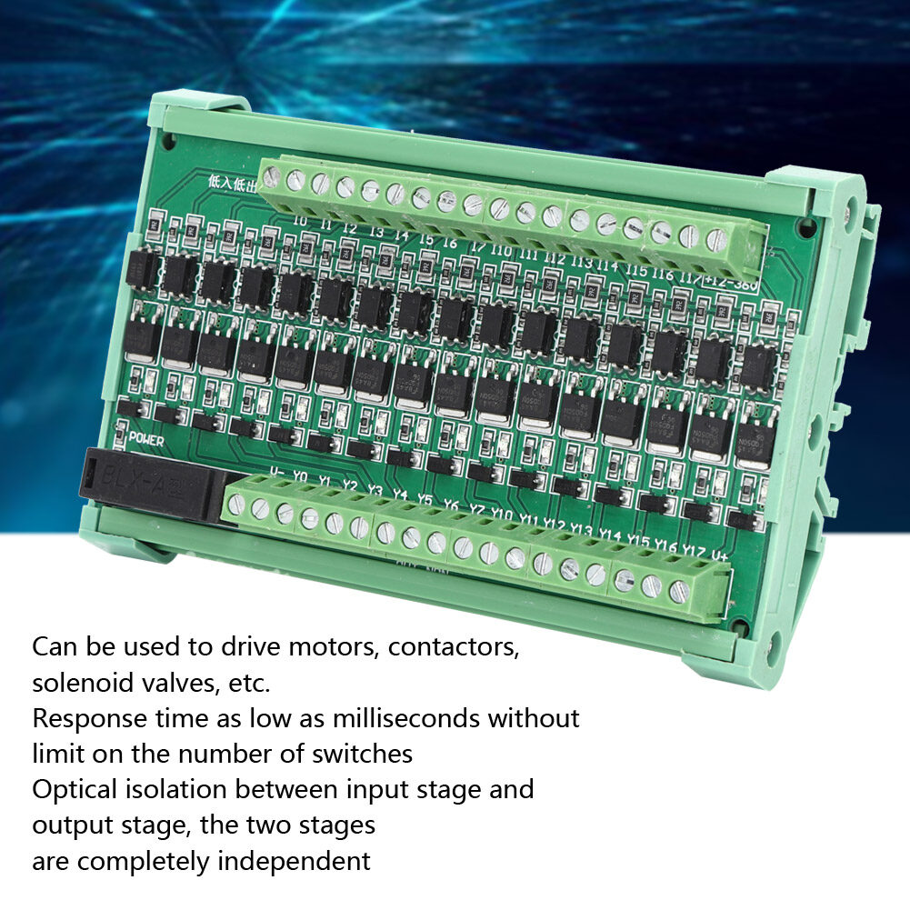 Low Costs Saving Time PLC Board Convenient Drilling Installation Stable PLC Amplifier Board Solenoid Valve Industry For Motor Contactor